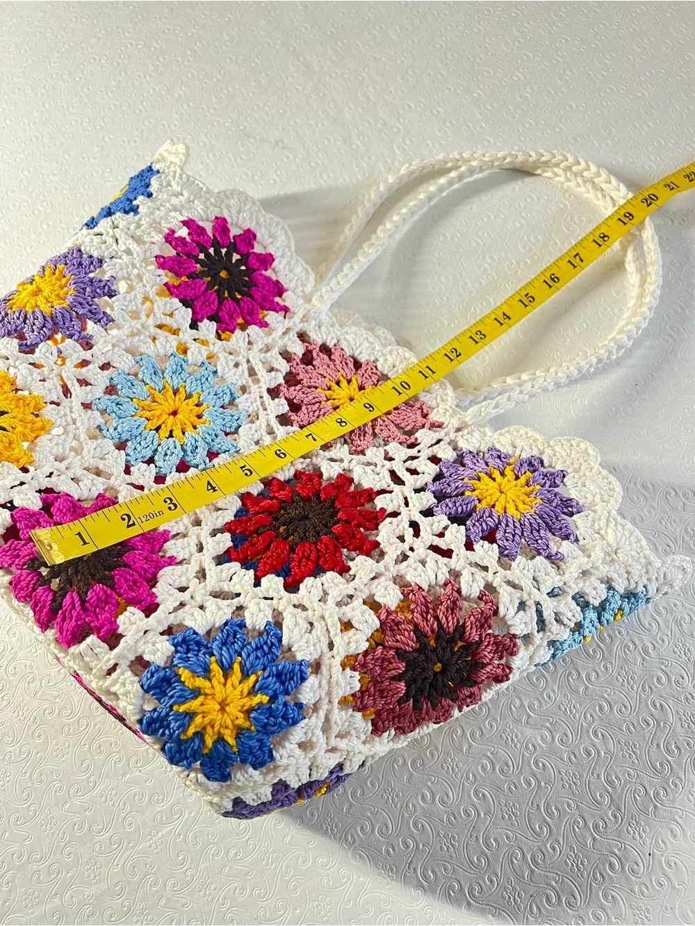 N/A crochet tote